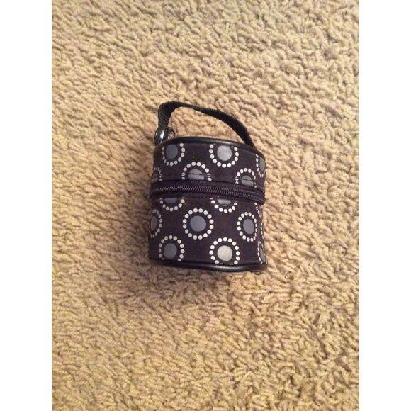 Babies R Us Newborn Baby Black Gray Pacifier Case Binky Zipped Storage B13 - Picture 1 of 5